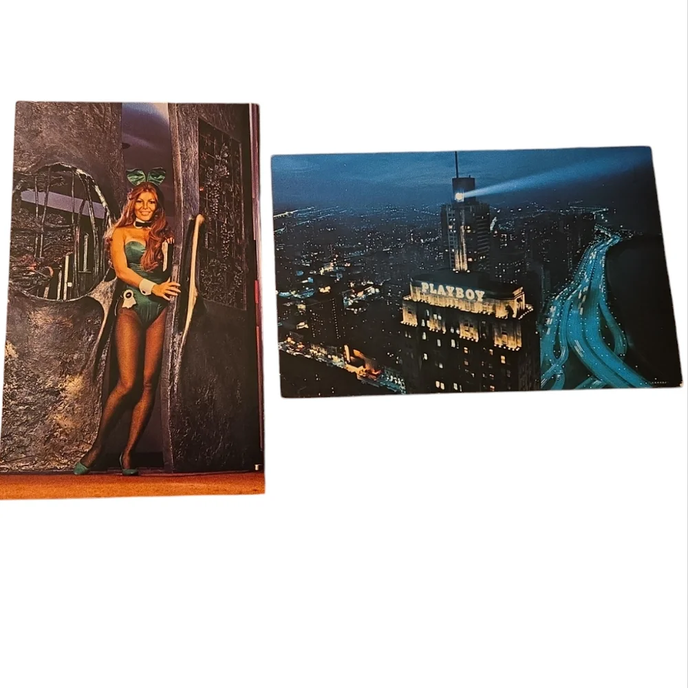 Set of 2 Vintage PLAYBOY Postcards - Picture 6 of 6
